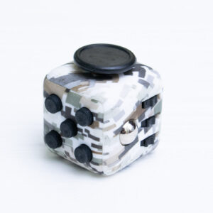 Кубик антистресс (Fidget cube) серый камуфляж