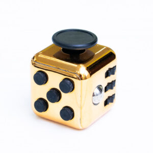 Кубик антистресс (Fidget cube) золотой