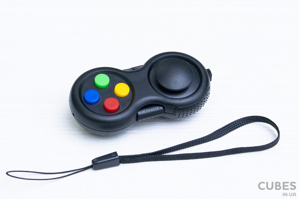 Джойстик антистрес (Fidget Pad) чорний