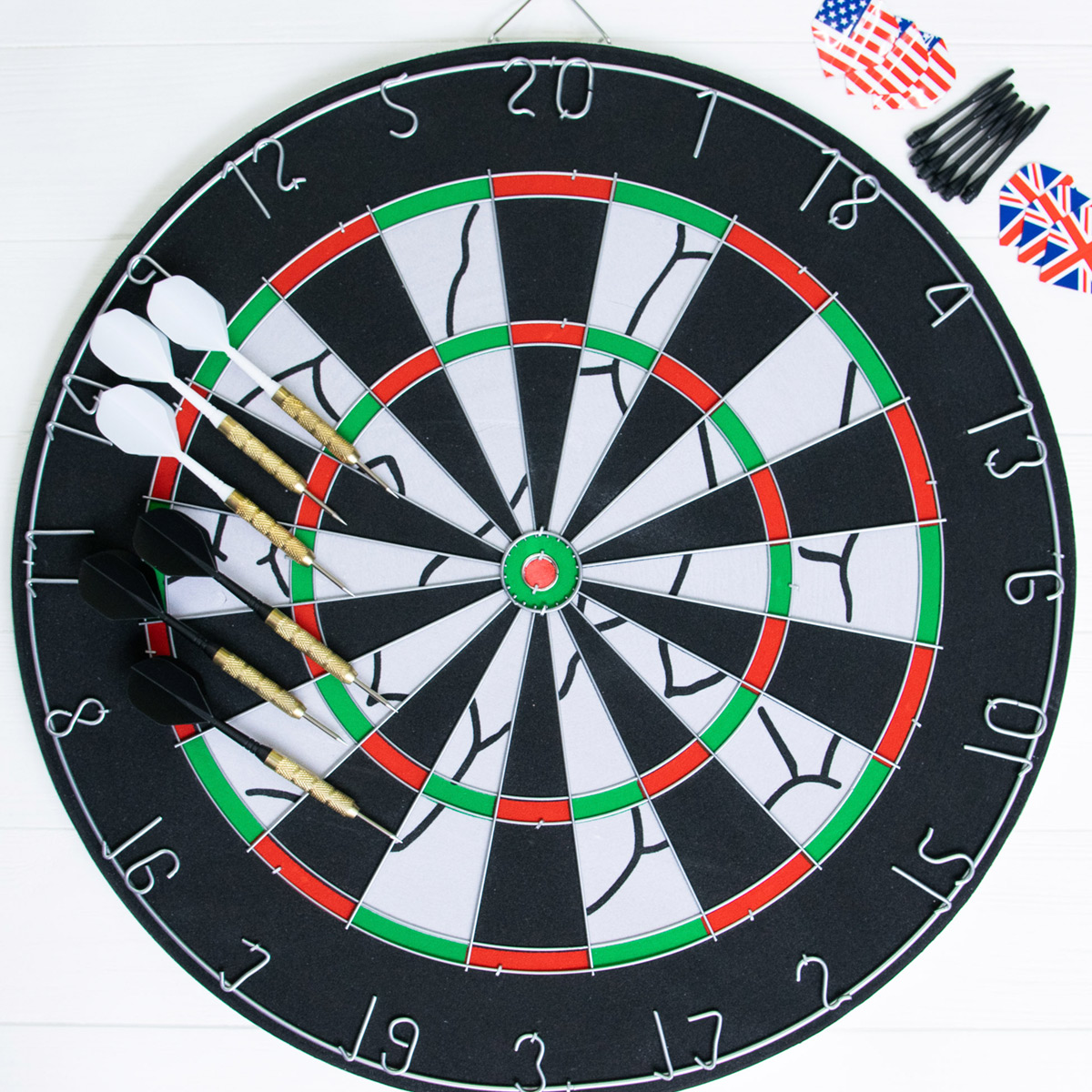darts-2 Дартс набір аматорський Active Sports (+6 дротиків із цільними хвостовиками)