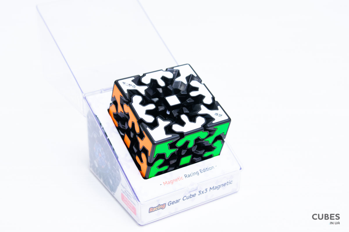 Racing-Gear-Cube-M-1 Головоломка QiYi Racing Gear Cube 3x3 Magnetic