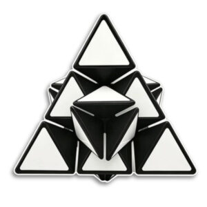 Головоломка ZePuzzles Tricky Pyraminx біла